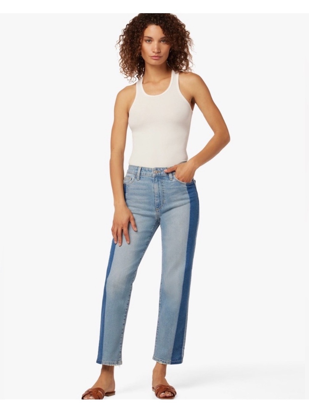 Joe’s Two-Tone Side-Stripe Women's Jeans